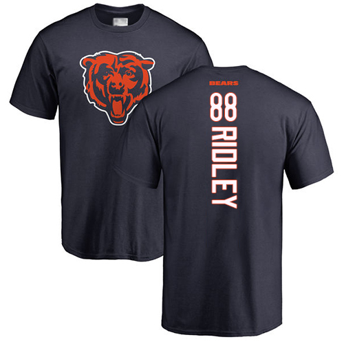 Chicago Bears Men Navy Blue Riley Ridley Backer NFL Football #88 T Shirt->->Sports Accessory